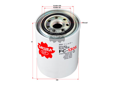 SAKURA,, Fuel Filter (Spin-On), S2340-11640, FC-1305, HINO