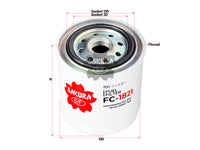 SAKURA,, Fuel Filter (Spin-On), 16403-J6500, FC-1821, NISSAN