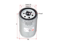 SAKURA,, Fuel Filter (Spin-On), 60816460, FC-2204, FIAT