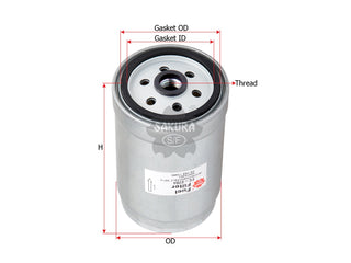 SAKURA,, Fuel Filter (Spin-On), 60816460, FC-2204, FIAT