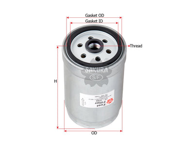SAKURA,, Fuel Filter (Spin-On), 60816460, FC-2204, FIAT