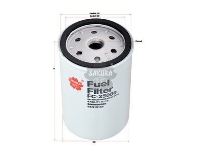 SAKURA,, Fuel Filter (Spin-On), 870017560, FC-25060, RENAULT V.I
