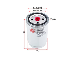 Fuel Filter (Spin-On)၊ SAKURA၊ 31922-4H900၊ FC-28011၊ KIA (125957)