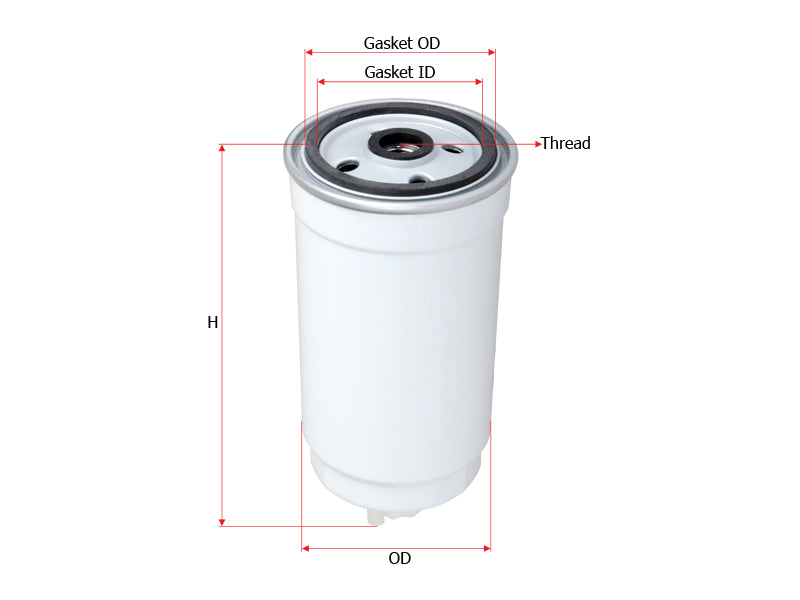 SAKURA,, Fuel Filter (Spin-On), VG14080739A, FC-3102, SINOTRUK