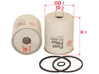 SAKURA,, Fuel Filter (Housing), 5000240934, FC-4901, RENAULT V.I