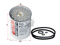 กรองน้ำมันเชื้อเพลิง(ตัวเรือน) SAKURA, 86570171, FC-5101, FORD (123250)
