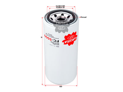 SAKURA,, Fuel Filter (Spin-On), 35362243, FC-5509, ATLAS COPCO