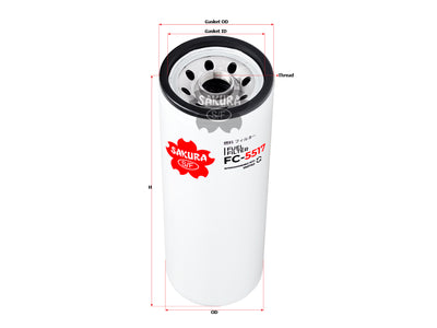 SAKURA,, Fuel Filter (Spin-On), 1R0762, FC-5517, CATERPILLAR