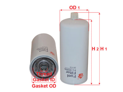 SAKURA,, Fuel Filter (Spin-On), 200-4139, FC-55250, CATERPILLAR