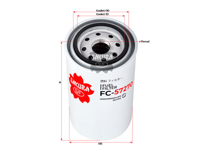 SAKURA,, Fuel Filter (Spin-On), 154709, FC-57270, DIMEX