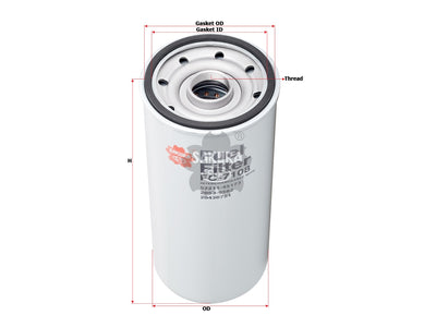 SAKURA,, Fuel Filter (Spin-On), 7420972291, FC-7108, VOLVO PENTA