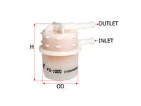 SAKURA,, Fuel Filter (In-Line), MB433774, FS-1005, DODGE