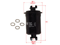 SAKURA,, Fuel Filter (In-Line), MB504744, FS-1013, DODGE