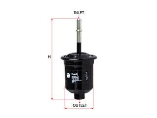 SAKURA,, Fuel Filter (In-Line), MR928176, FS-10490, MITSUBISHI