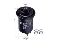 SAKURA,, Fuel Filter (In-Line), 25175580, FS-1118, TOYOTA