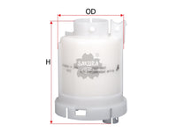 กรองน้ำมันเชื้อเพลิง(ในถัง) SAKURA, 23300-21010, FS-1149, LEXUS (124027)