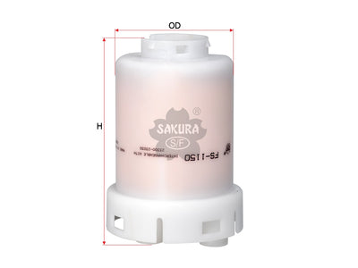 Fuel Filter (In-Tank)၊ SAKURA၊ 23300-23040၊ FS-1150၊ TOYOTA (124250)