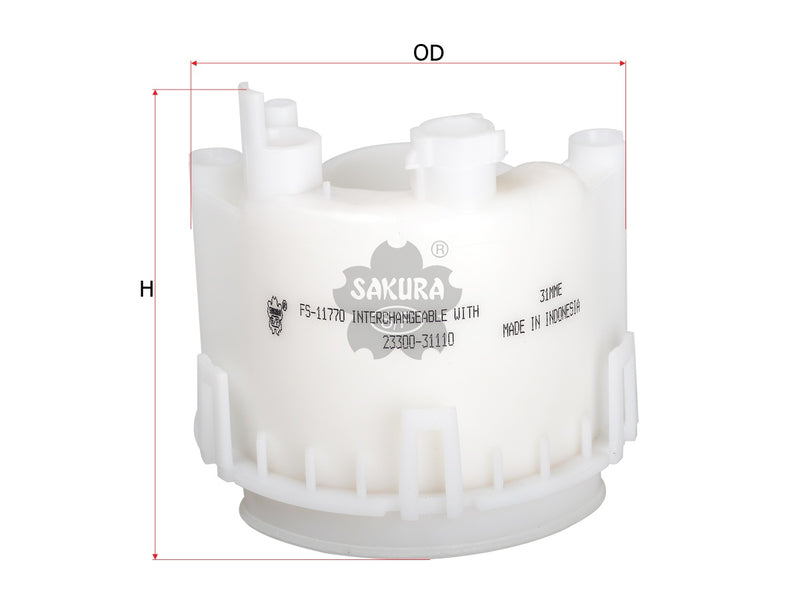 SAKURA,, Fuel Filter (In-Tank), 23300-31110, FS-11770, LEXUS