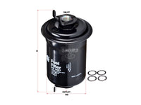 SAKURA,, Fuel Filter (In-Line), MB503887, FS-1407, HYUNDAI