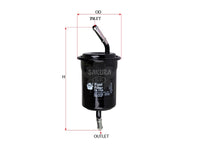 SAKURA,, Fuel Filter (In-Line), 25067078, FS-1705, MAZDA