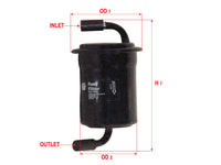 SAKURA,, Fuel Filter (In-Line), F220-20-490A, FS-1708, MAZDA