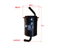 กรองน้ำมันเชื้อเพลิง (In-Line), SAKURA, KB359-20-490A, FS-1713, FORD (126691)