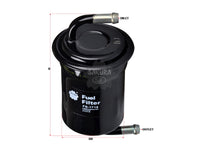 SAKURA,, Fuel Filter (In-Line), JE49-20-490, FS-1715, MAZDA