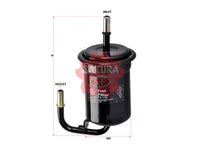 กรองน้ำมันเชื้อเพลิง(In-Line), SAKURA, BP4W-20-490B, FS-1725, MAZDA (125330)