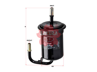 ဆီစစ် (In-Line)၊ SAKURA၊ BP4W-20-490B၊ FS-1725၊ MAZDA (125330)