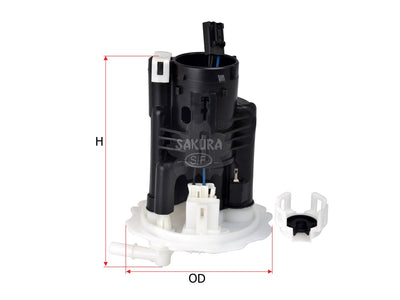 SAKURA,, Fuel Filter (In-Tank), ZL01-13-ZEO, FS-1730, MAZDA