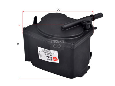 SAKURA,, Fuel Filter (In-Line), Y601-13-480, FS-1737, FORD
