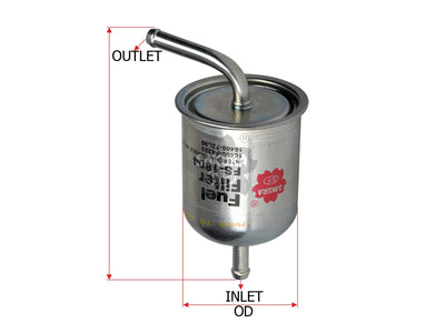SAKURA,, Fuel Filter (In-Line), 1N02-13-470, FS-1804, NISSAN