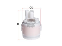 SAKURA,, Fuel Filter (In-Tank), 16400-4M500, FS-1812, NISSAN