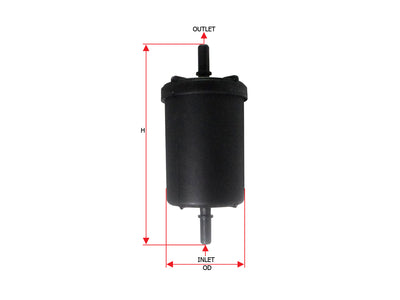 SAKURA,, Fuel Filter (In-Line), 91559804, FS-18370, RENAULT