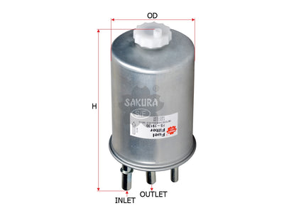 SAKURA,, Fuel Filter (In-Line), 19246651, FS-19130, TATA