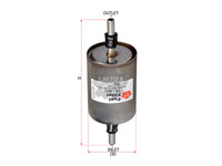 SAKURA,, Fuel Filter (In-Line), 818 506, FS-2301, FIAT
