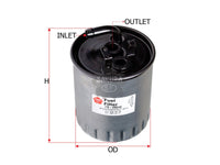 SAKURA,, Fuel Filter (In-Line), 611 092 06 01, FS-26040, MERCEDES-BENZ
