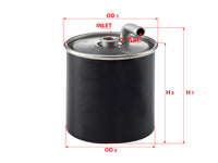 SAKURA,, Fuel Filter (In-Line), 611 090 12 52, FS-26130, MERCEDES-BENZ