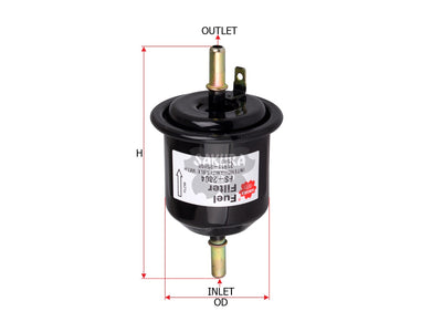 กรองน้ำมันเชื้อเพลิง(อินไลน์) SAKURA, 31911-25000, FS-2804, HYUNDAI (125977)