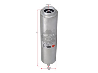 SAKURA,, Fuel Filter (In-Line), 13 32 7 793 672, FS-30010, BMW