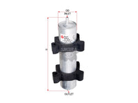 SAKURA,, Fuel Filter (In-Line), 16 12 6 765 756, FS-30040, BMW