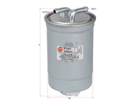 กรองน้ำมันเชื้อเพลิง(อินไลน์) SAKURA, 191-127-401P, FS-3105, FORD (123497)