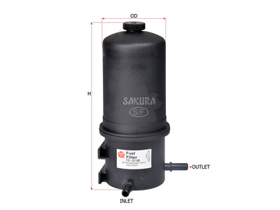 SAKURA,, Fuel Filter (In-Line), 19334655, FS-31140, VOLKSWAGEN