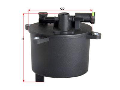 SAKURA,, Fuel Filter (In-Line), 16 116 590 80, FS-37970, LAND ROVER