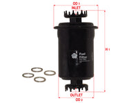 SAKURA,, Fuel Filter (In-Line), MB 504750, FS-7902, MITSUBISHI