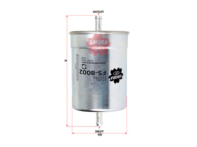 ဆီစစ် (In-Line)၊ SAKURA၊ 16400-J7525၊ FS-8002၊ VOLKSWAGEN (123462)