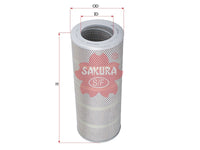 กรองน้ำมันไฮดรอลิก(Element), SAKURA, 14508017, H-2709, JOHN DEERE (126457)
