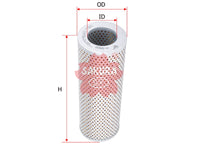 SAKURA,, Hydraulic Oil Filter (Element), 4J-0816, H-5502, CATERPILLAR