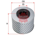 SAKURA,, Hydraulic Oil Filter (Element), 87904F, H-55420, FREIGHTLINER