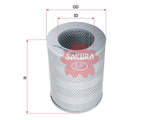 SAKURA,, Hydraulic Oil Filter (Element), 207-60-71181, H-5629, KOMATSU